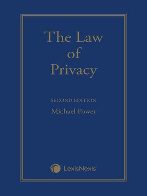 cover image of The Law of Privacy